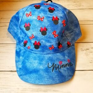 Disney Minnie Mouse Adjustable Baseball Hat Cap NWT